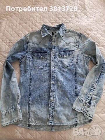 лот тениски маркови и дънкова риза, снимка 6 - Дънки - 44447196