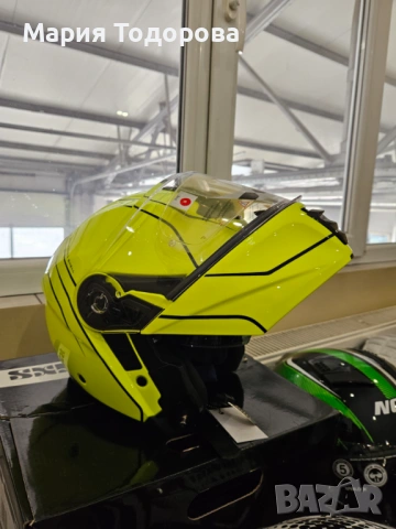 Каска iXS Flip Up, размер М, цена: 195€ модуларна, снимка 6 - Аксесоари и консумативи - 53538354