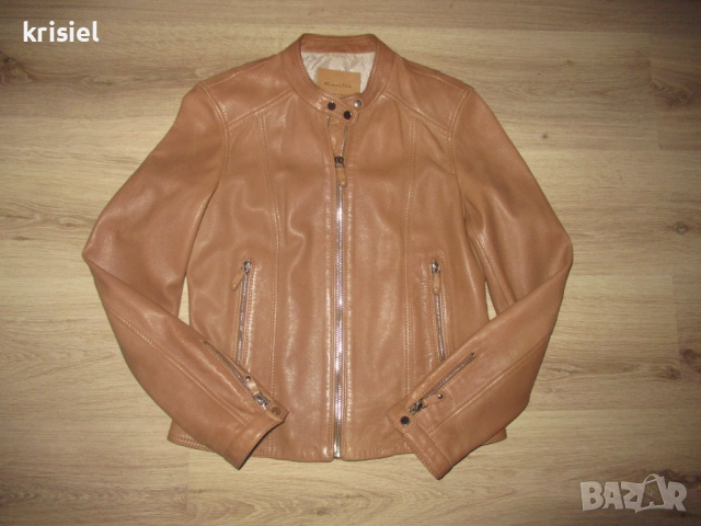 Massimo Dutti--ЕСТЕСТВЕНА ТЕЛЕШКА кожа--S номер- ВТАЛЕНО ЯКЕ, снимка 1