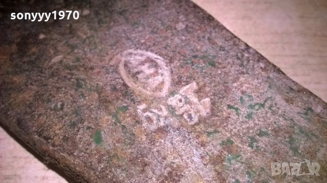 ПОРЪЧАНИ-антики-стари масивни-брадва/чук/томахавка с печати, снимка 8 - Колекции - 26329656