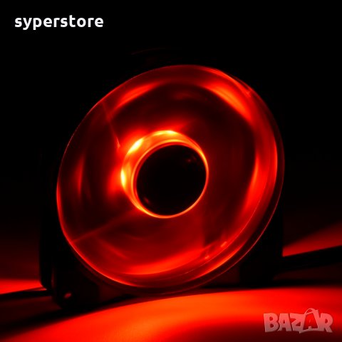 Вентилатор 120x120x25 мм Sharkoon Pacelight RGB Fan F1 SH0061 Silent System Fan Series 3пинов и 4пин, снимка 4 - Захранвания и кутии - 25320318