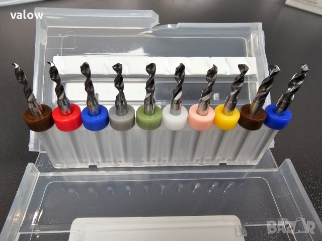 Карбидни твърдосплавни свредла Ф2.1 - 3.0 мм за Dremel Дремел cnc, снимка 2 - Други инструменти - 43767445