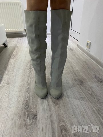 Ботуши естествен велур, снимка 8 - Дамски ботуши - 35142853