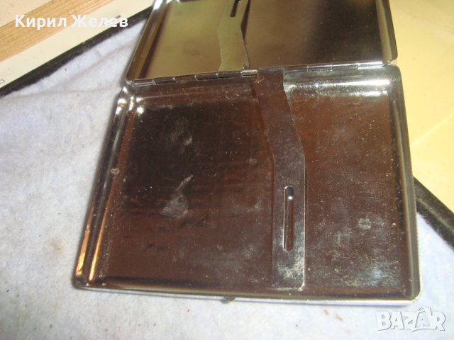 КРАСИВА ФИГУРАЛНО ОРНАМЕНТИРАНА МАРКОВА СРЕБРИСТА ТАБАКЕРА 32164, снимка 8 - Табакери - 38289062