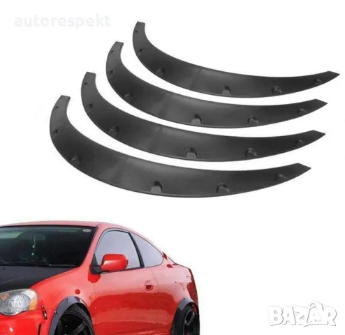 Разширители/ раздувки/вежди за калници, PVC, 4 броя, снимка 3 - Аксесоари и консумативи - 47613365