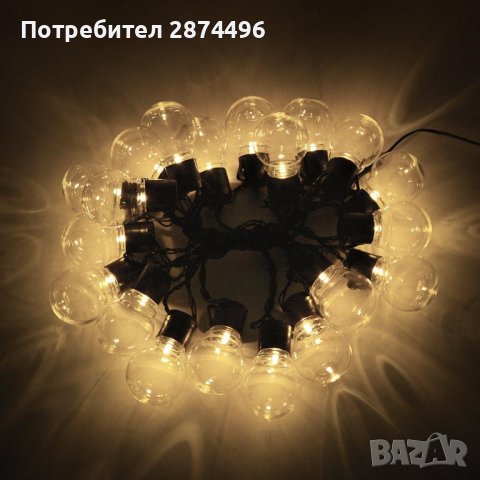 3703 Водоустойчиви градински лед лампички , снимка 8 - Външни лампи - 37875306