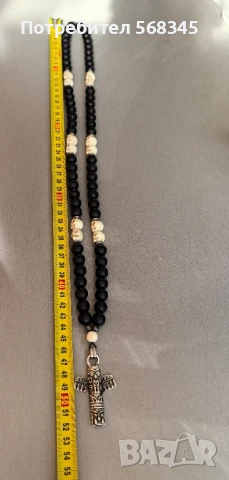 Мъжка броеница ръчна изработка, снимка 4 - Колиета, медальони, синджири - 51078609