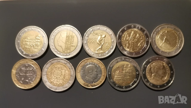 Лот евро монети , снимка 2 - Нумизматика и бонистика - 53215491