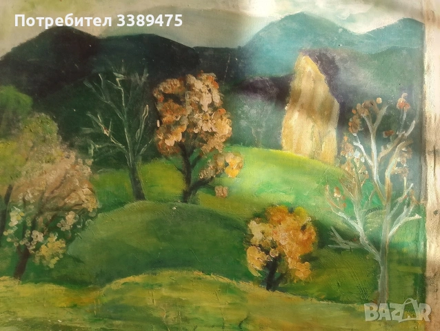 картина платно масло 