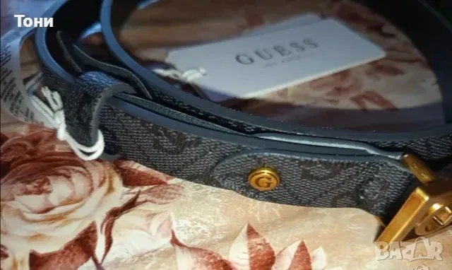 GUESS Оригинал Нов Дамски Колан от Естествена Кожа 110см. , снимка 9 - Колани - 50953055