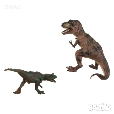 Реалистични фигури Тиранозавър Рекс и Гигантозавър 17x16см - 2 бр. S_1242540