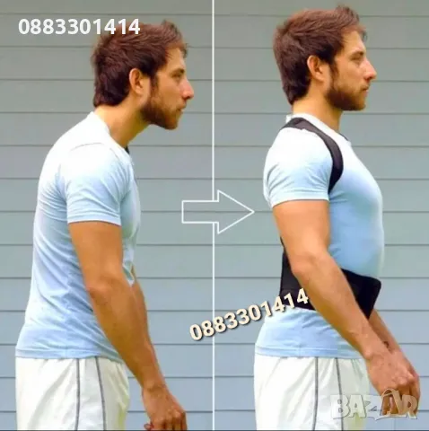 Колан за изправяне на стойката Колан за гръб , снимка 6 - Корсети, колани и коректори - 47654388