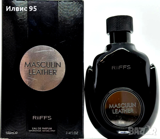 Мъжки парфюм Masculin Leather RiiFFS Eau De Parfum, снимка 6 - Мъжки парфюми - 44859330