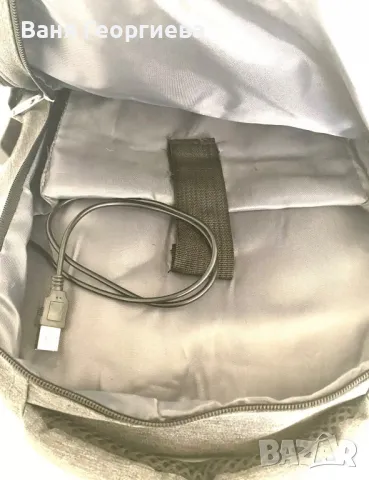 Многофункционална Водоустойчива Раница с USB Зареждане, снимка 4 - Раници - 49414697