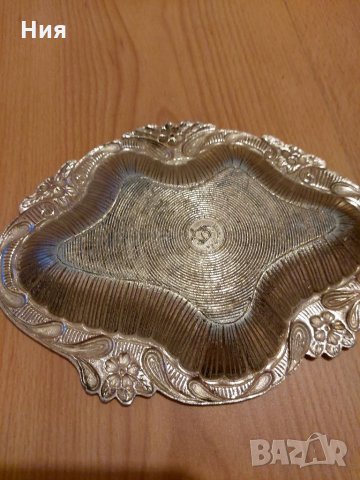 Чинийка/ поднос, снимка 4 - Антикварни и старинни предмети - 35468261