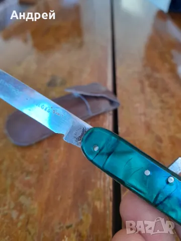 Стар джобен нож,ножче,ножка #72, снимка 8 - Други ценни предмети - 48037710