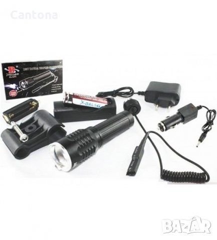 BL-Q911 - акумулаторен T6 LED прожектор със спусък за лов , снимка 1