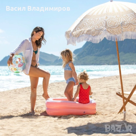 Надуваем квадратен басейн - 85см х 85см х 23см - Intex, снимка 4 - Басейни и аксесоари - 53506601