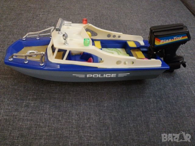 Играчка, полицейска моторница . , снимка 4 - Коли, камиони, мотори, писти - 27604873