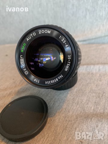 обектив ozunon gmc auto zoom 1/3.5 -4.8 35-70, снимка 4 - Обективи и филтри - 43536619