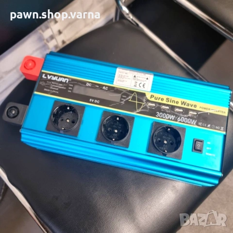 Автомобилен инвертор Lvyuan 12V ➜ 220V (6000W / 3000W) – чисто нов!, снимка 2 - Аксесоари и консумативи - 53430787