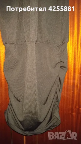 Черна стилна рокля , снимка 8 - Рокли - 47903485