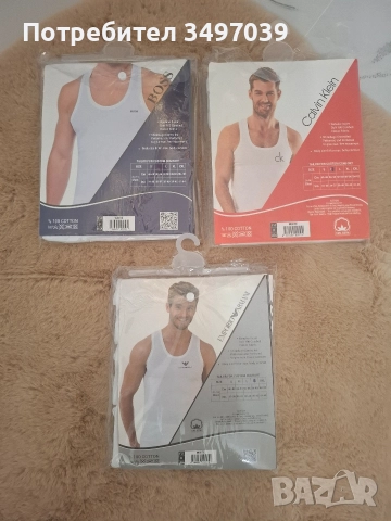 мъжки потници 100%памук, снимка 6 - Тениски - 52770112
