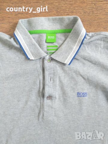 Hugo Boss Green Label Paddy Grey Polo Shirt - страхотна мъжка тениска, снимка 4 - Тениски - 28812250