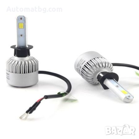 Комплект LED Лед Диодни Крушки за фар Automat H1 - 36W. 16000 Lm Над 150% по-ярка светлина., снимка 3 - Аксесоари и консумативи - 26287379
