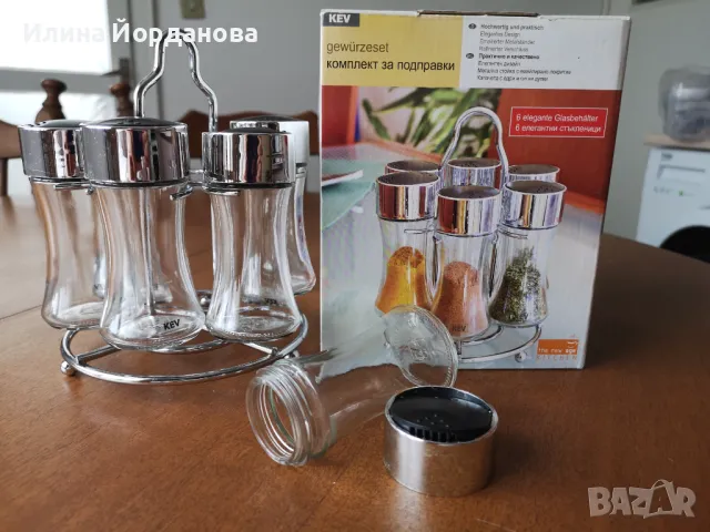 Комплект за подправки, снимка 2 - Аксесоари за кухня - 49735560