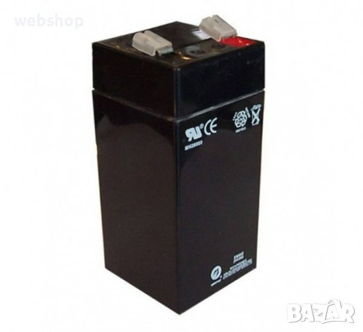Акумулаторна, оловна батерия за кантар, везна, 4VDC, 4AH, 48х48х100mm, снимка 4 - Везни - 38866892