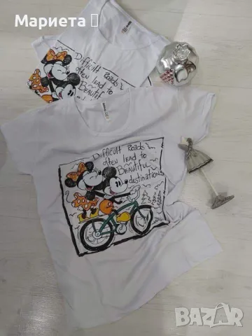 Бяла тениска DISNEY