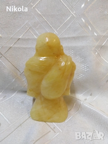 Пластика Нефритена Буда , снимка 2 - Антикварни и старинни предмети - 51855435