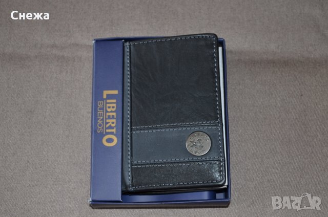 Liberto Buenos малък вертикален портфейл до 11 карти, снимка 5 - Портфейли, портмонета - 32578906