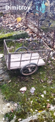 Ретро градинска ръчна количка от 70те, снимка 2 - Градинска техника - 53101257