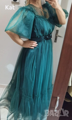 дълга дамска рокля , снимка 5 - Рокли - 51812971