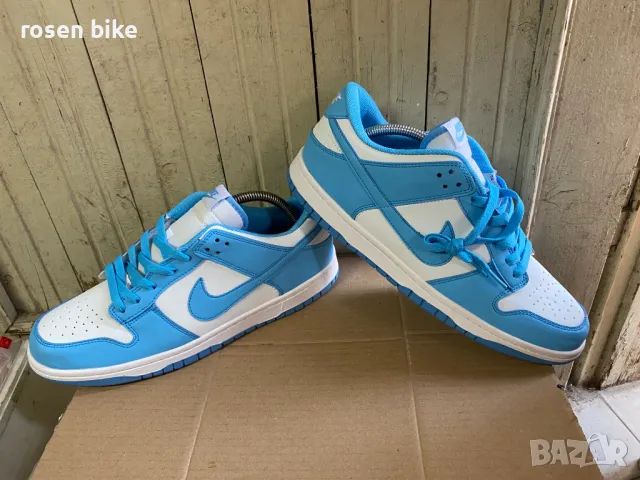 ''Nike Dunk Low UNC University Blue White''оригинални маратонки 45 ном, снимка 7 - Маратонки - 48163218