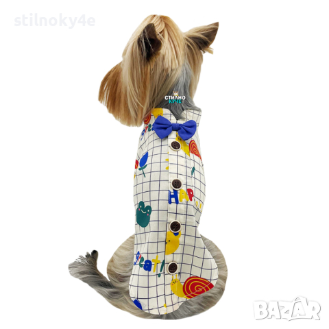 Риза за куче Ризи за кучета Кучешки ризи Кучешка риза Официални кучешки дрехи, снимка 1