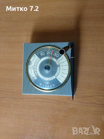 Москва-стар термометър - календар, снимка 3 - Антикварни и старинни предмети - 40643483