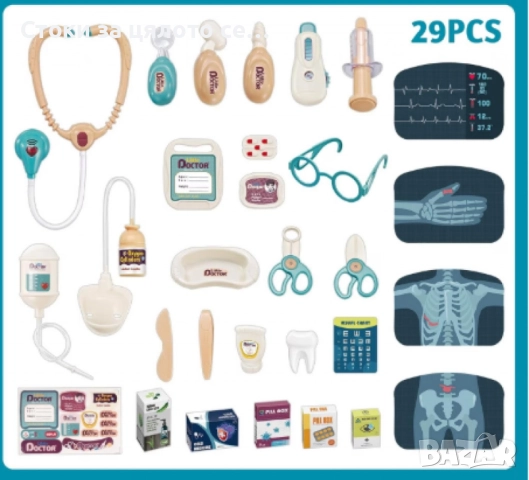 Докторски комплект - 7 модела, снимка 6 - Образователни игри - 52136308