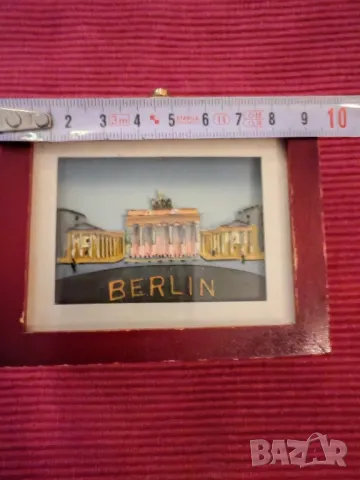 Стара,сувенирна,колекционерска кутия за бижута,Берлин. , снимка 6 - Колекции - 50268595