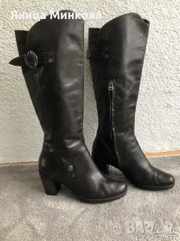 Дамски ботуши, естествена кожа G-STAR, снимка 3 - Дамски ботуши - 47602303
