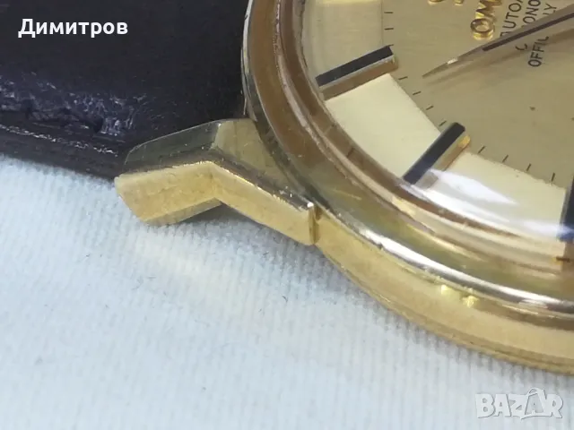 Ω OMEGA Constellation vintage,Gold 18k,Dog leg,Pie Pan,рядък,перфектен, снимка 9 - Мъжки - 48324103