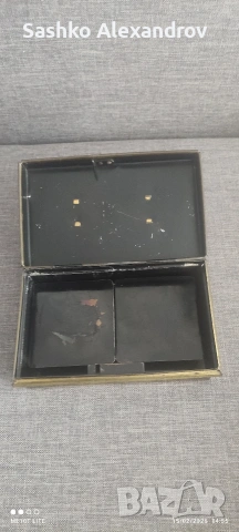 Винтидж английска метална кутия за пари - ENGLISH MAKE ( 1935 - 1945г.), снимка 10 - Други ценни предмети - 53577300