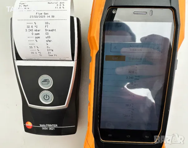 Testo 300 Longlife с bluetooth - Газ анализтор с тъч скрийн перфектен!, снимка 8 - Други инструменти - 49716912