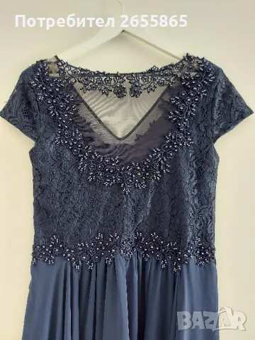 Официална рокля в синьо, снимка 6 - Рокли - 50396419