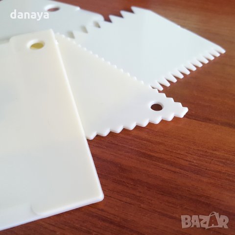 1474 Комплект сладкарски шпатули за декорация и заглаждане на торти 4 броя, снимка 3 - Аксесоари за кухня - 28589065