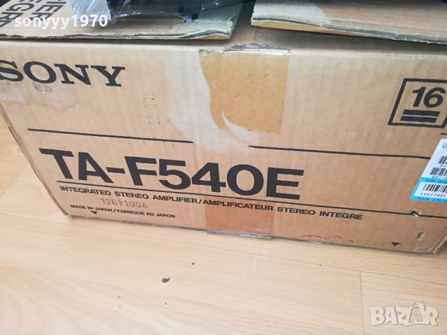 SONY TA-F540E ESPRIT-AMPLIFIER MADE IN JAPAN-ВНОС ENGLAND 1101241426, снимка 4 - Ресийвъри, усилватели, смесителни пултове - 43760508