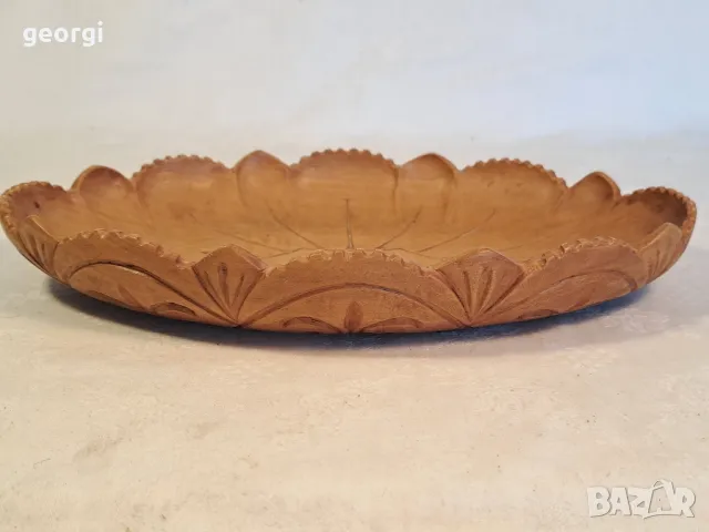 немско дървено плато фруктиера дърворезба  21/4