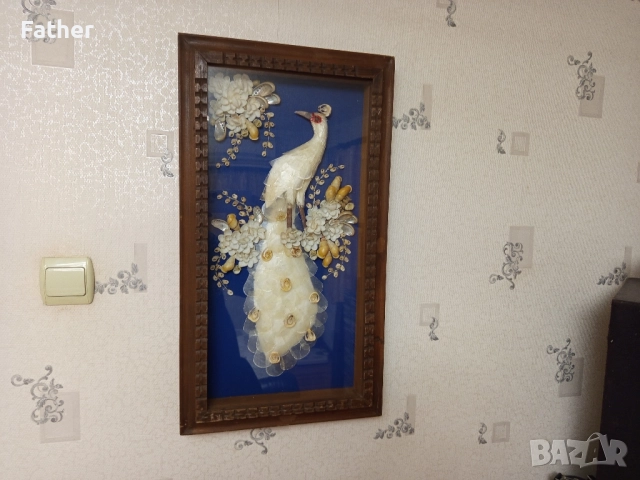 Филипинска картина от миди капиз